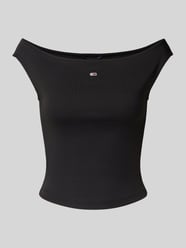 Slim Fit T-Shirt aus Baumwoll-Mix von Tommy Jeans - 40