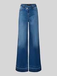 High Waist Bootcut Jeans mit breitem Saum von Marc Cain - 29