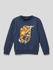 Sweatshirt mit Motiv-Print von LEGO WEAR Blau - 37