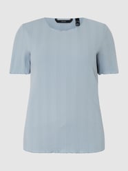 PLUS SIZE T-Shirt aus Bio-Baumwolle Modell 'Grunt' von Vero Moda Curve Blau - 35