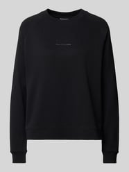 Sweatshirt mit Label-Print von Marc O'Polo Denim Schwarz - 45