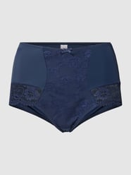 Panty mit floraler Spitze von LASCANA Blau - 37