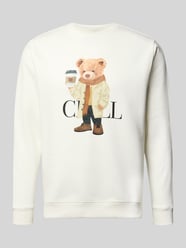 Sweatshirt mit Motiv-Print von CHILL PILL - 11