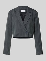 Blazer met knoopsluiting, model 'Ryda' van moves Grijs / zwart - 34