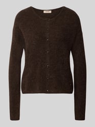Strickjacke aus Alpaka mit Knopfdetail von MOS MOSH - 40
