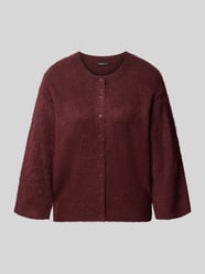 Strickjacke aus Woll-Mohair-Mix Modell 'Disille' von OPUS Bordeaux - 45