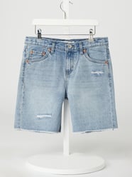 Girlfriend Fit Mid Rise Jeansshorts aus Baumwolle von Levi’s® Kids - 30