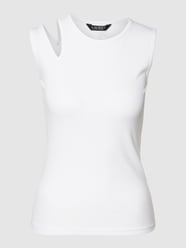 Tanktop mit Cut Out Modell 'FUNDOL' von Lauren Ralph Lauren Weiß - 46