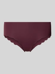 Panty aus weicher Mikrofaser mit Bogenkanten von SKINY Bordeaux - 46