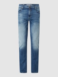 Slim Tapered Fit Jeans mit Stretch-Anteil Modell 'Mickym' von Replay Blau - 29