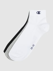 Sneakersokken met stretch in een set van 3 paar van CHAMPION Grijs / zwart - 41