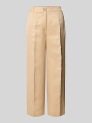 Weite Hose aus Viskose-Leinen-Mix von s.Oliver BLACK LABEL Beige - 19