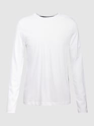 Shirt met lange mouwen en labelprint van Pierre Cardin Wit - 36