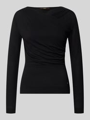 Longsleeve aus Lyocell-Mix in Wickel-Optik von windsor. - 17