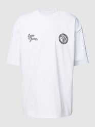 Oversized T-Shirt mit Statement-Print von Pegador Weiß - 22