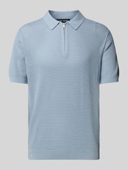 Regular fit poloshirt met structuurmotief van Antony Morato - 38