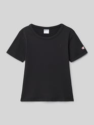 T-shirt w kroju regular fit z haftowanym logo od Champion - 26