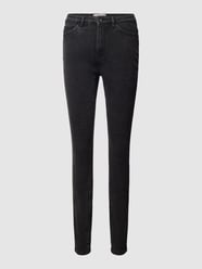 Skinny Fit Jeans mit 5-Pocket-Design Modell 'ROSE' von Only Schwarz - 7