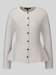 Kardigan rozpinany z dół w zygzaki z baskinka od VERO MODA - 1