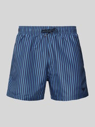 Relaxed Fit Badeshorts mit Logo-Stitching von Emporio Armani - 16