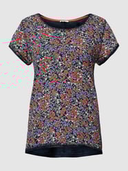 T-shirt met all-over motief van Esprit Blauw / turquoise - 40