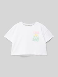 Cropped T-Shirt mit Motiv-Print von Mango - 18