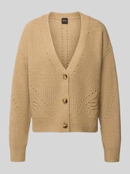 Kurtka z dzianiny o luźnym kroju z mieszanki wełny model ‘FORTELLINI’ od BOSS Orange - 22