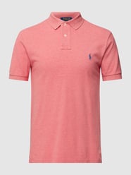 Slim Fit Poloshirt mit Label-Stitching von Polo Ralph Lauren Orange - 18