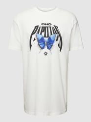 T-Shirt mit Motiv-Print Modell 'ORIGAMI' von Mister Tee Beige - 3