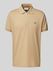 Regular Fit Poloshirt mit Label-Patch von Lacoste Beige - 14