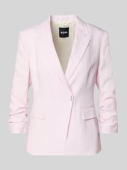 Slim Fit Kurzblazer aus Leinen-Viskose-Mix Modell 'JIA8' von BOSS Pink - 22