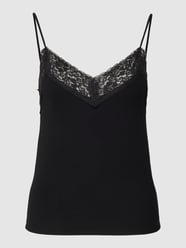 Top mit Spitze Modell 'TILDE' von Only Schwarz - 47