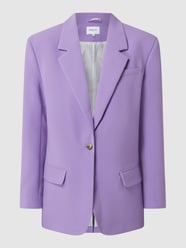 Oversized blazer met stretch, model 'Hedvig' van MOSS COPENHAGEN Paars - 34