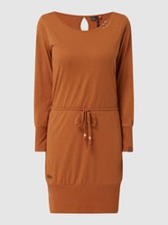 Jurk met tailleriem, model 'Soho' van Ragwear Rood - 13