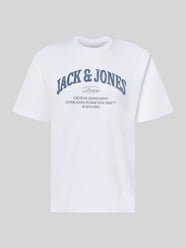 t-shirt o kroju regular fit z czystej bawełny model 'Denver' od JACK & JONES - 37