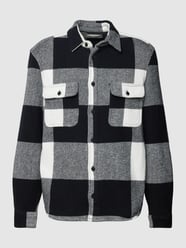 Hemdjacke mit Karomuster von REVIEW Weiß - 7