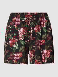 PLUS SIZE Shorts mit Allover-Muster Modell 'LUXFAB' von ONLY CARMAKOMA Schwarz - 37
