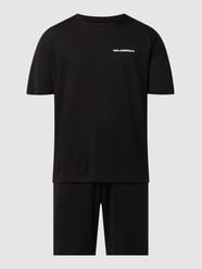 Sweatshirt met stretch van Karl Lagerfeld Grijs / zwart - 25