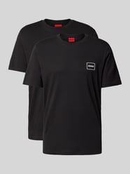 T-shirt o kroju regular fit w zestawie 2 szt. model ‘DUGOPAK’ od HUGO - 44