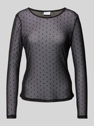 Longsleeve im semitransparenten Design Modell 'MESSANA' von Vila - 9