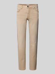 Slim Fit Jeans mit 5-Pocket-Design Modell 'Chuck' von Brax Beige - 1