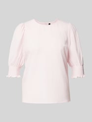 Blouse met smokdetails, model 'NINA' van Vero Moda Roze - 34