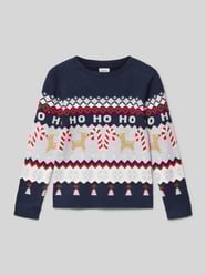 Regular fit kersttrui van viscosemix van s.Oliver RED LABEL - 45