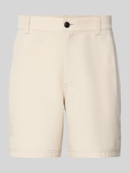 Tapered Bermudas aus Lyocell-Mix Modell 'SANDREW-5' von BOSS Orange Beige - 41