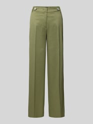 Straight leg stoffen broek met structuurmotief van More & More - 40