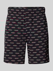 Shorts aus reiner Baumwolle mit Allover-Logo-Print von HUGO - 19