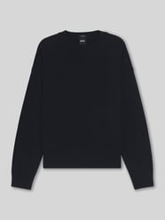 Sweter o kroju relaxed fit z dzianiny z czystego kaszmiru model ‘FASCONA’ od BOSS - 32