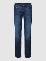 Regular Tapered Fit Jeans im 5-Pocket-Design Modell 'BELFORT' von HECHTER PARIS Blau - 8