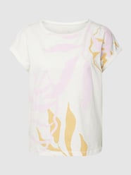T-shirt z okrągłym dekoltem od Tom Tailor Biały - 16