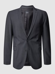 Marynarka na 2 guziki o kroju slim fit z czystej żywej wełny od Strellson Szary - 33
